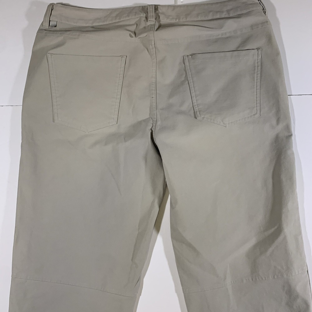 Lululemon Pants Mens 36x28‎ ABC Crop Pant Relaxed Utilitech Brown Tan Khaki - Picture 11 of 12